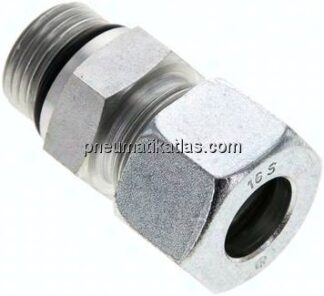 Gerade Schneidringverschr. UNF 7/8"-14-16 S (M24x1,5), Stahl verzinkt