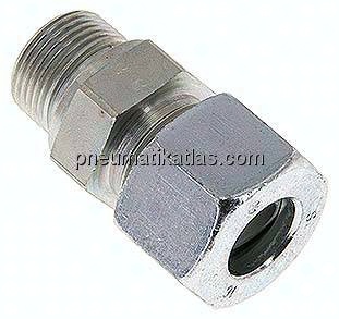 Gerade Schneidringverschr. M 22x1,5-16 S (M24x1,5), Stahl verzinkt