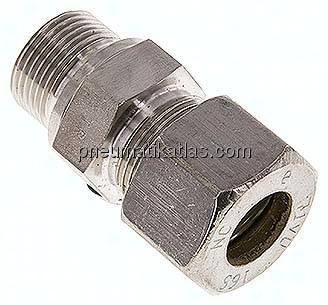 Gerade Schneidringverschr. M 22x1,5-16 S (M24x1,5), Klemmring 1.4571 (NC)