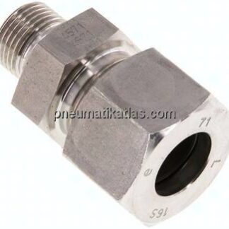 Gerade Schneidringverschr. G 3/8"-16 S (M24x1,5), 1.4571