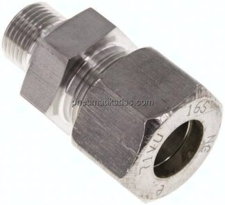Gerade Schneidringverschr. G 3/8"-16 S (M24x1,5), Klemmring 1.4571 (NC)