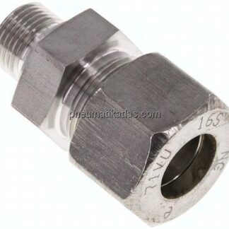 Gerade Schneidringverschr. G 3/8"-16 S (M24x1,5), Klemmring 1.4571 (NC)