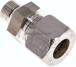 Gerade Schneidringverschr. G 3/8"-16 S (M24x1,5), Klemmring 1.4571 (NC)