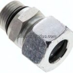 Gerade Schneidringverschr. UNF 7/8"-14-18 L (M26x1,5), Stahl verzinkt