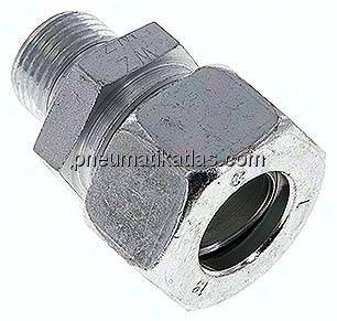 Gerade Schneidringverschr. M 18x1,5-18 L (M26x1,5), Stahl verzinkt