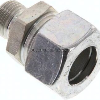 Gerade Schneidringverschr. G 3/8"-18 L (M26x1,5), Stahl verzinkt