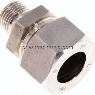 Gerade Schneidringverschr. G 3/8"-18 L (M26x1,5), 1.4571