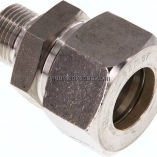 Gerade Schneidringverschr. G 3/8"-18 L (M26x1,5), Klemmring 1.4571 (NC)