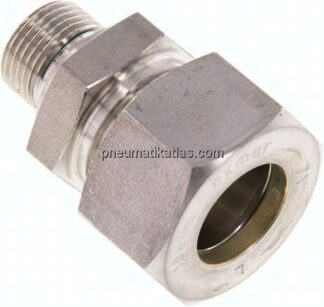 Gerade Schneidringverschr. G 3/8"-18 L (M26x1,5), Klemmring 1.4571 (NC)