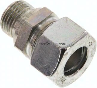 Gerade Schneidringverschr. G 1/2"-18 L (M26x1,5), Stahl verzinkt