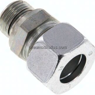 Gerade Schneidringverschr. G 1/2"-18 L (M26x1,5), Stahl verzinkt