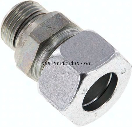 Gerade Schneidringverschr. G 1/2"-18 L (M26x1,5), Stahl verzinkt