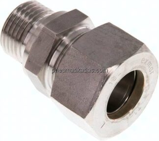 Gerade Schneidringverschr. G 1/2"-18 L (M26x1,5), Klemmring 1.4571 (NC)