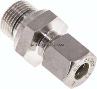 Gerade Schneidringverschr. G 1/2"-18 L (M26x1,5), Klemmring 1.4571 (NC)
