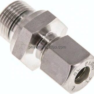 Gerade Schneidringverschr. G 1/2"-18 L (M26x1,5), Klemmring 1.4571 (NC)