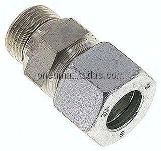 Gerade Schneidringverschr. M 27x2-20 S (M30x2), Stahl verzinkt