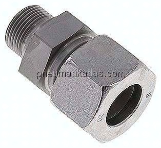 Gerade Schneidringverschr. M 22x1,5-20 S (M30x2), Stahl verzinkt