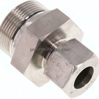 Gerade Schneidringverschr. G 1-1/2"-20 S (M30x2), 1.4571