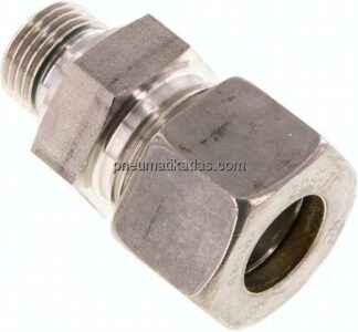 Gerade Schneidringverschr. G 1/2"-20 S (M30x2), Klemmring 1.4571 (NC)