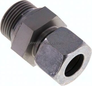 Gerade Schneidringverschr. G 1"-20 S (M30x2), Stahl verzinkt