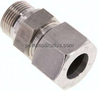 Gerade Schneidringverschr. G 3/4"-20 S (M30x2), 1.4571