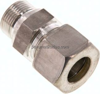 Gerade Schneidringverschr. G 3/4"-20 S (M30x2), Klemmring 1.4571 (NC)