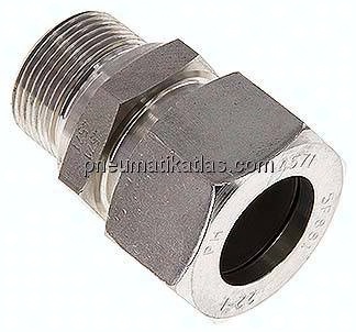 Gerade Schneidringverschr. M 26x1,5-22 L (M30x2), 1.4571