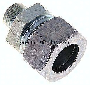 Gerade Schneidringverschr. M 18x1,5-22 L (M30x2), Stahl verzinkt