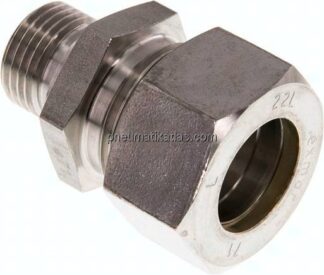 Gerade Schneidringverschr. G 1/2"-22 L (M30x2), Klemmring 1.4571 (NC)