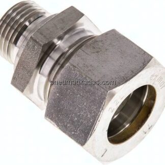 Gerade Schneidringverschr. G 1/2"-22 L (M30x2), Klemmring 1.4571 (NC)