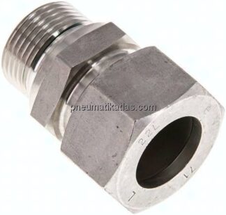 Gerade Schneidringverschr. G 3/4"-22 L (M30x2), 1.4571