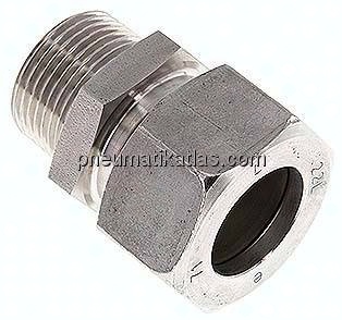 Gerade Schneidringverschr. R 3/4"-22 L (M30x2), 1.4571