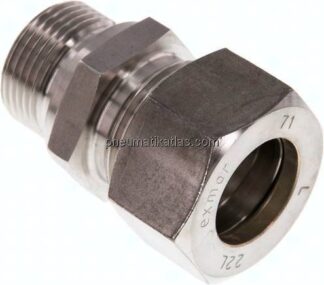 Gerade Schneidringverschr. G 3/4"-22 L (M30x2), Klemmring 1.4571 (NC)