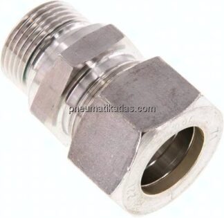 Gerade Schneidringverschr. G 3/4"-22 L (M30x2), Klemmring 1.4571 (NC)