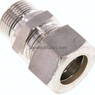 Gerade Schneidringverschr. G 3/4"-22 L (M30x2), Klemmring 1.4571 (NC)