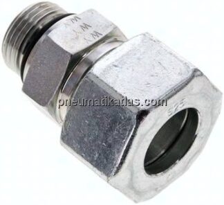 Gerade Schneidringverschr. UN 1-1/16"-12-25 S (M36x2), Stahl verzinkt