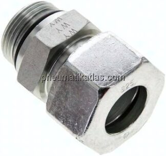 Gerade Schneidringverschr. UN 1-5/16"-12-25 S (M36x2), Stahl verzinkt