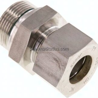 Gerade Schneidringverschr. G 1-1/4"-25 S (M36x2), Klemmring 1.4571 (NC)