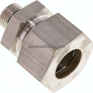 Gerade Schneidringverschr. G 1/2"-25 S (M36x2), Klemmring 1.4571 (NC)