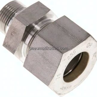 Gerade Schneidringverschr. G 3/4"-25 S (M36x2), Klemmring 1.4571 (NC)