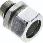 Gerade Schneidringverschr. UN 1-1/16"-12-28 L (M36x2), Stahl verzinkt