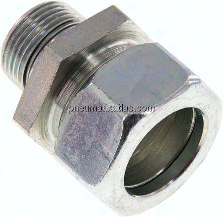Gerade Schneidringverschr. G 3/4"-28 L (M36x2), Stahl verzinkt