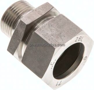 Gerade Schneidringverschr. G 3/4"-28 L (M36x2), 1.4571