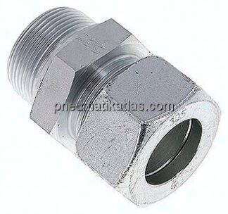 Gerade Schneidringverschr. M 42x2-30 S (M42x2), Stahl verzinkt