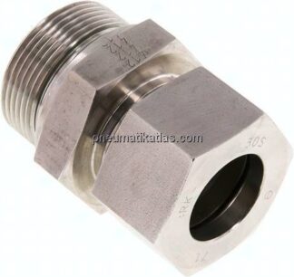 Gerade Schneidringverschr. G 1-1/2"-30 S (M42x2), 1.4571