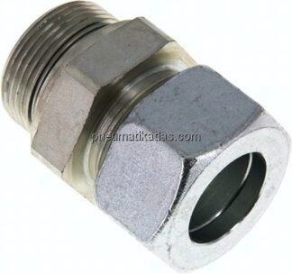 Gerade Schneidringverschr. G 1-1/4"-30 S (M42x2), Stahl verzinkt