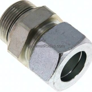 Gerade Schneidringverschr. G 1-1/4"-30 S (M42x2), Stahl verzinkt