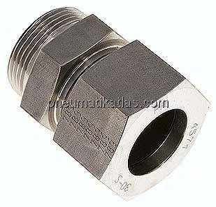 Gerade Schneidringverschr. R 1-1/4"-30 S (M42x2), 1.4571