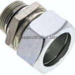Gerade Schneidringverschr. UN 1-5/16"-12-35 L (M45x2), Stahl verzinkt