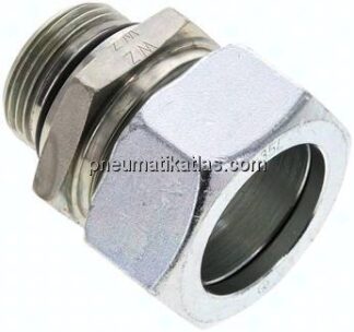 Gerade Schneidringverschr. UN 1-5/16"-12-35 L (M45x2), Stahl verzinkt
